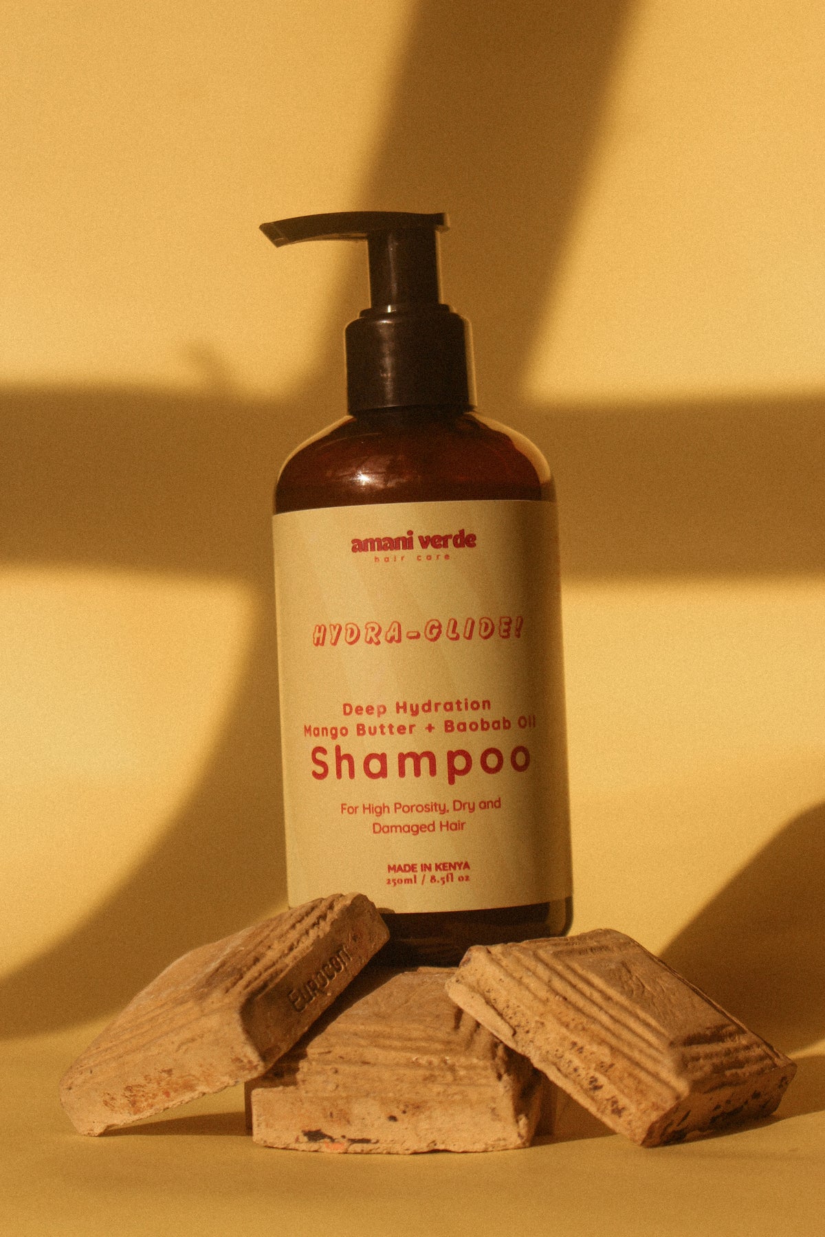 "Hydra-glide" Mango Butter + Baobab Oil Deep Hydration Shampoo