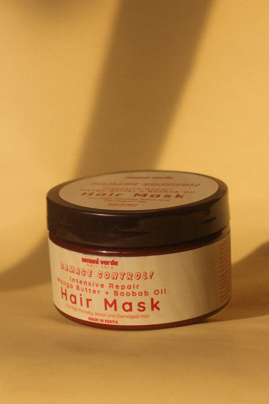 "Damage Control" Mango Butter + Baobab Oil Rapid Repair Hair Mask