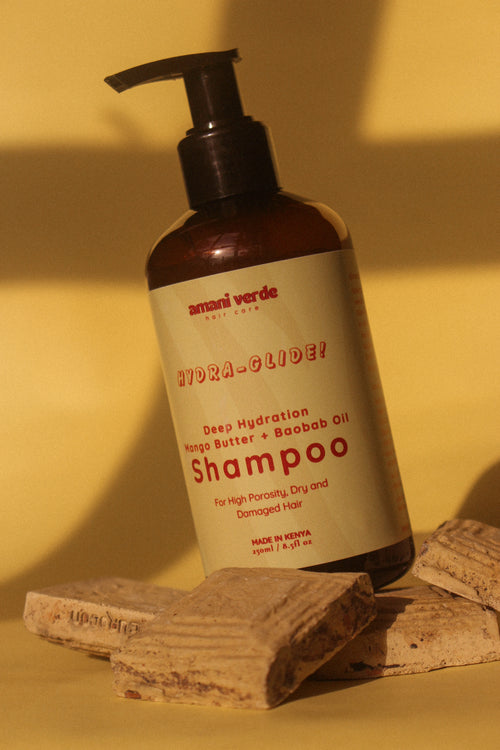 "Hydra-glide" Mango Butter + Baobab Oil Deep Hydration Shampoo