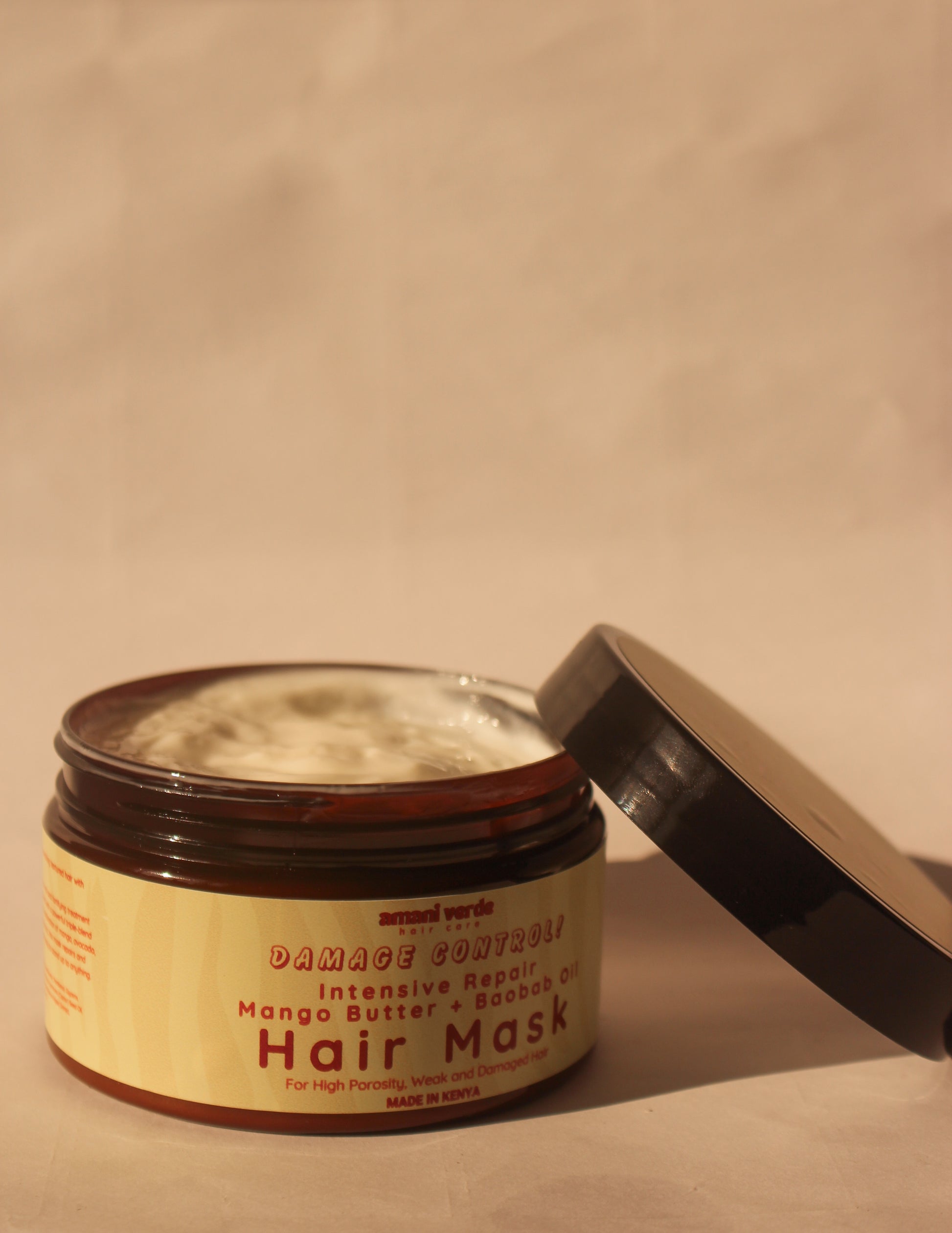 Damage Control rapid repair hair mask with mango butter and baobab oil